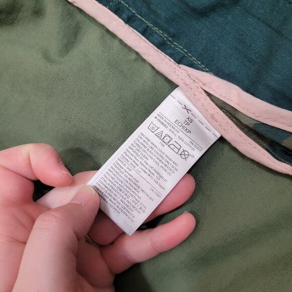 Gap camo utility jacket shirt green striped - Picture 11 of 11